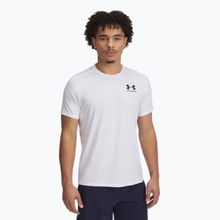 Under Armour HeatGear Fitted fehér/fekete férfi edzőpóló