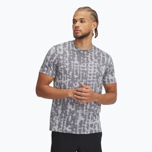 Férfi Under Armour Launch Printed mod szürke/titánszürke/reflektív futópóló
