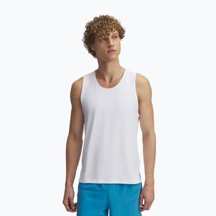 Under Armour Launch Elite Singlet fehér/fényvisszaverő férfi futó tréning felső