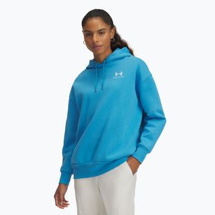 Női Under Armour Icon Fleece kapucnis pulóver éterkék/fehér