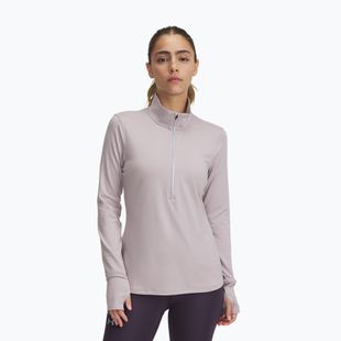 Under Armour Launch Pro Half Zip szürke hajnal/reflektív női hosszú ujjú futócipő