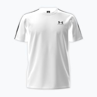 Férfi edzőpóló Under Armour Icon Heavyweight Tee Taping white/black
