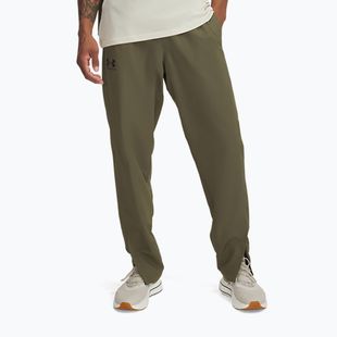 Férfi edzőnadrág Under Armour Rival Woven Windbreaker Pant marine od green/marine od green/black