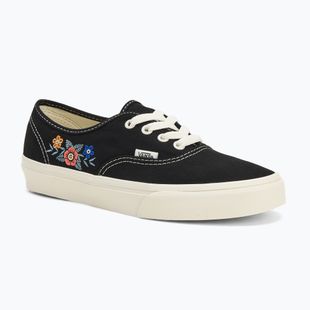 Vans Authentic fekete virágos cipő