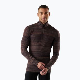 Férfi termikus pulóver Smartwool Classic Thermal Merino Base Layer 1/4 Zip dobozos, menyét színváltós