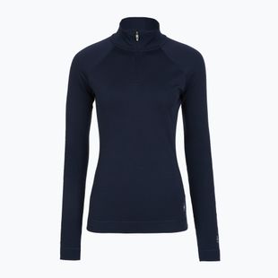 Női Termoaktiv pulóver Smartwool Classic Thermal Merino Base Layer 1/4 Zip Boxed deep navy