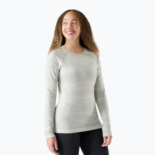 Női Smartwool Merino 250 Baselayer hosszú ujjú termikus póló, Crew Boxed világosszürke color shift