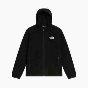 Gyerek polár pulóver The North Face Teen Glacier Full Zip Hoodie tnf black