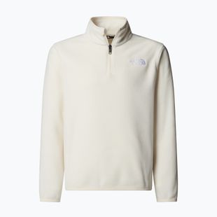 Gyermek polár pulóver The North Face Teen Glacier 1/4 Zip wine dune