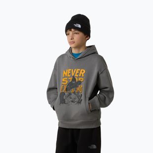 Gyerek pulóver The North Face Sports Oversized Hoodie Graphic smoked pearl