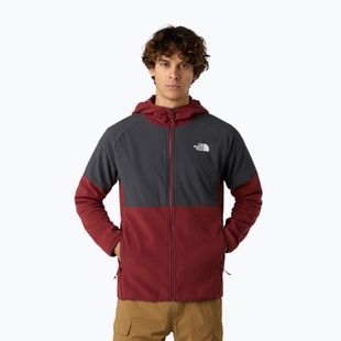 Férfi pulóver The North Face Glacier Heavyweight Full Zip HD sumac/asphalt grey