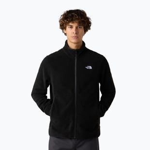 Férfi gyapjú pulóver The North Face Glacier Fleece fekete