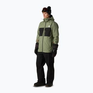 Férfi snowboard dzseki The North Face Fourbarrel Triclimate bark mist/fekete