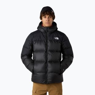 Férfi pehelypaplan The North Face Diablo Down 2.0 Hoodie fekete/fekete/újrahasznosított pehelypaplan