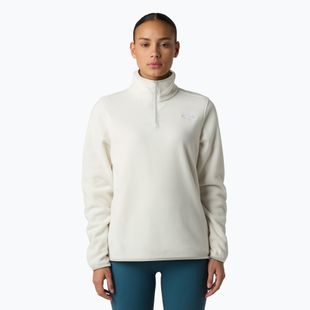 Női gyapjú pulóver The North Face Glacier Fleece 1/4 Zip fehér dune