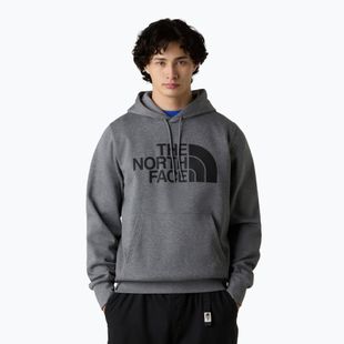 Férfi pulóver The North Face Easy Hoodie közepes szürke heather