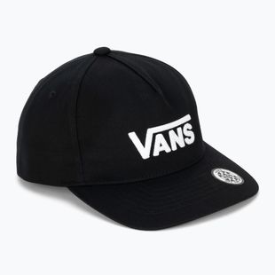Gyerek baseball sapka Vans Drop V Logo Snapback black