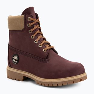 Férfi bakancsok Timberland Premium 6 Inch Lace Up Waterproof burgundy olive