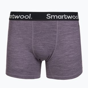 Férfi termoaktív boxeralsó Smartwool Merino Boxer Brief Boxed purple storm heather