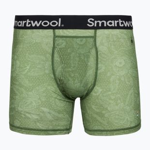 Férfi termoaktív boxeralsó Smartwool Merino Print Boxer Brief Boxed frn rstc flrl