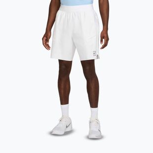 Férfi Nike Court Dri-Fit Advantage 8" tenisznadrág fehér/fekete