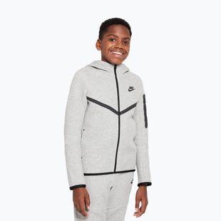 Gyerekpulóver Nike Sportswear Tech Fleece dark grey heather/black/black