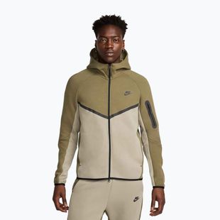 Férfi pulóver Nike Tech Windrunner Full Zip medium olive/light army/black