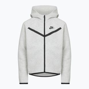 Nike Sportswear Tech Fleece gyerek pulóver light grey/heather/black/black