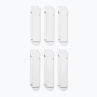 Zoknik Nike Jordan Everyday Cushioned Crew 6 pár white/black