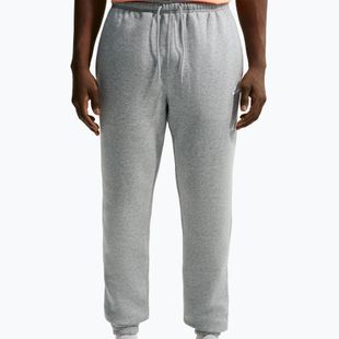 Férfi nadrág Nike Club Cuffed Brushed dark grey heather/light smoke grey/white