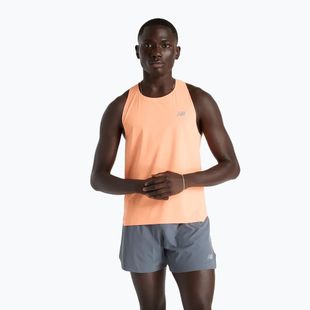Férfi New Balance Race Day Ultra Light Singlet hotmango futó tank felső