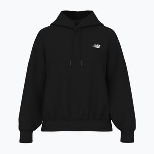 Női New Balance Reimagine Fleece kapucnis pulóver fekete
