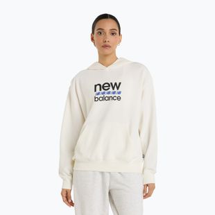 Női New Balance Sport Graphic francia frottír kapucnis pulóver seasait
