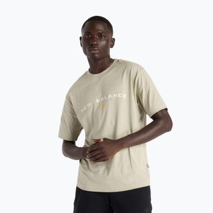 Férfi New Balance Reimagined grafikus póló olivine
