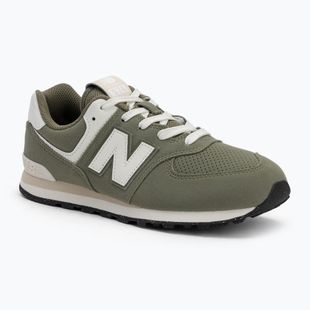 New Balance 574 V1 sötét olajbogyó cipője