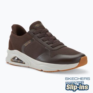 Férfi cipő SKECHERS Uno Tres-Air Necessairy Comfort chocolate