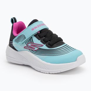SKECHERS Microspec Advance aqua/lila gyermekcipő