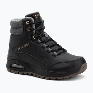Női Skechers Uno Rugged Natures Bliss fekete cipő