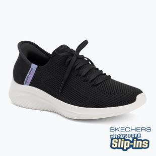 Női SKECHERS Ultra Flex 3.0 Elevated Motion fekete/fehér cipő