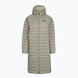 Női pehelydzseki Patagonia Recycled Down Sweater Parka river rock zöld színben