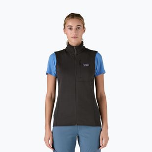 Női mellény Patagonia R1 black