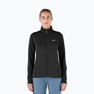 Női softshell dzseki Patagonia R1 Hybrid fekete