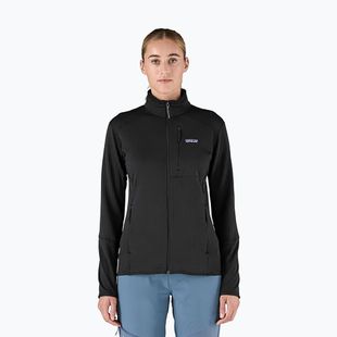 Női softshell dzseki Patagonia R1 Hybrid fekete