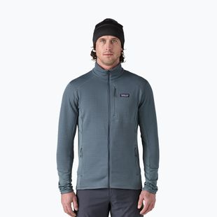 Férfi Patagonia R1 Hybrid utility kék fleece melegítőfelső
