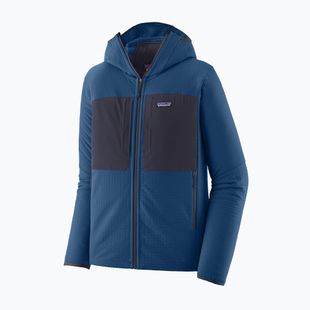 Férfi Patagonia R2 TechFace Hoody softshell kabát clement kék