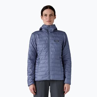 Női Patagonia Nano Puff Hoody jelenlegi kék pehelypaplan dzseki