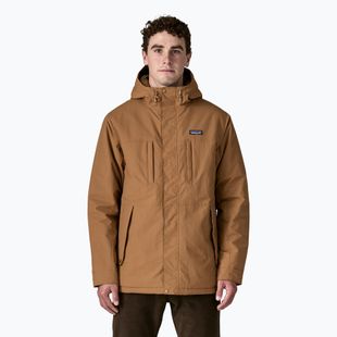 Patagonia Isthmus Parka szarvas barna férfi pehelykabát