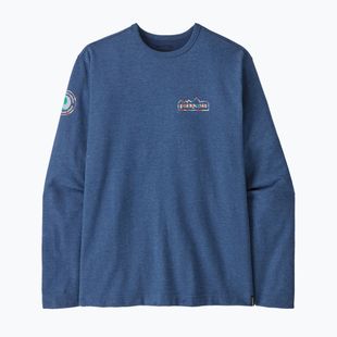 Patagonia férfi Lightweight Unity Fitz Wildrise Crew pulóver clement kék
