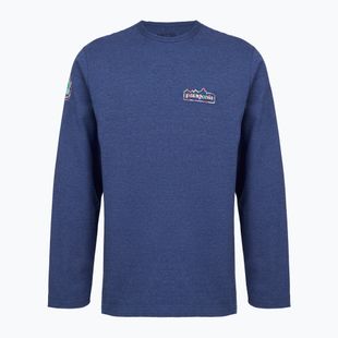 Patagonia férfi Lightweight Unity Fitz Wildrise Crew pulóver clement kék