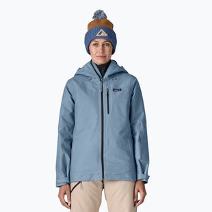 Női Patagonia Insulated Powder Town barnacle kék esőkabát